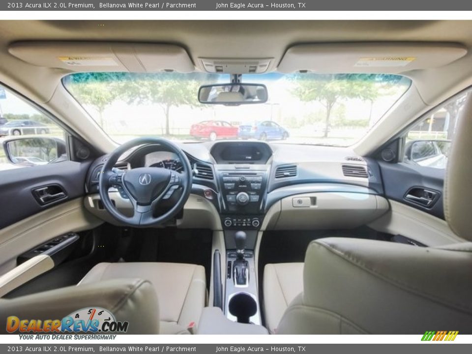 2013 Acura ILX 2.0L Premium Bellanova White Pearl / Parchment Photo #9