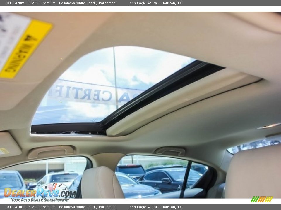 2013 Acura ILX 2.0L Premium Bellanova White Pearl / Parchment Photo #17