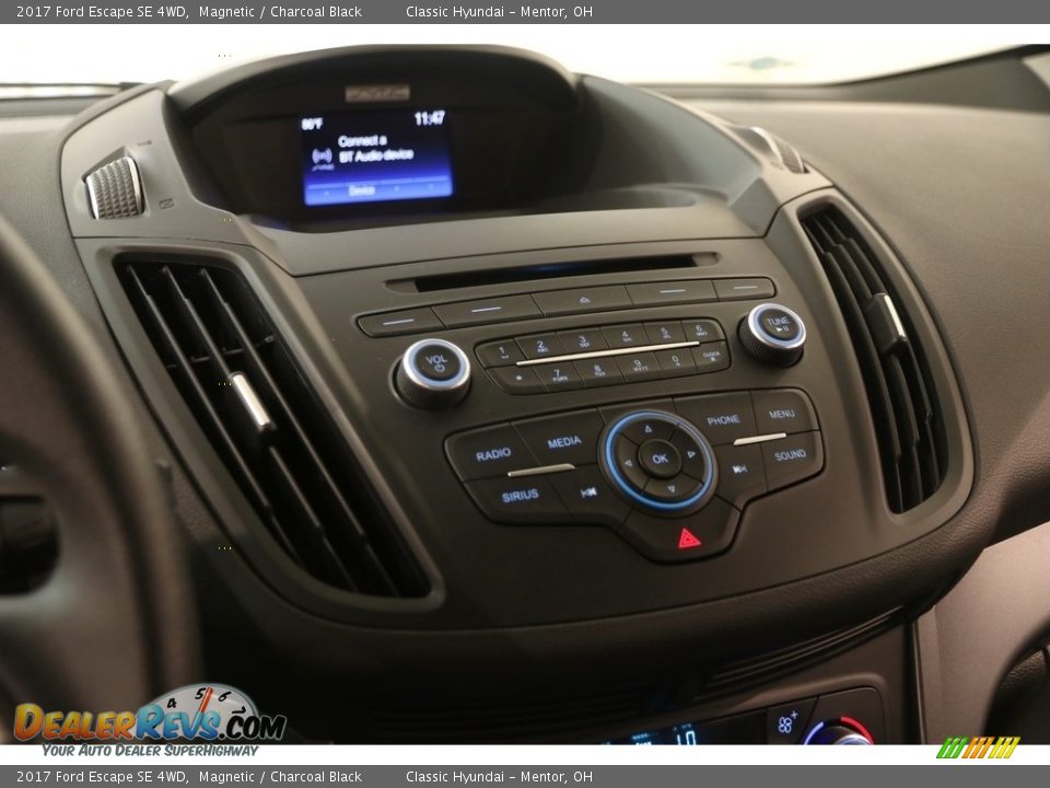2017 Ford Escape SE 4WD Magnetic / Charcoal Black Photo #9