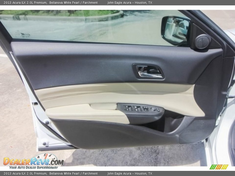 2013 Acura ILX 2.0L Premium Bellanova White Pearl / Parchment Photo #18