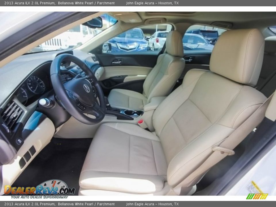 2013 Acura ILX 2.0L Premium Bellanova White Pearl / Parchment Photo #19