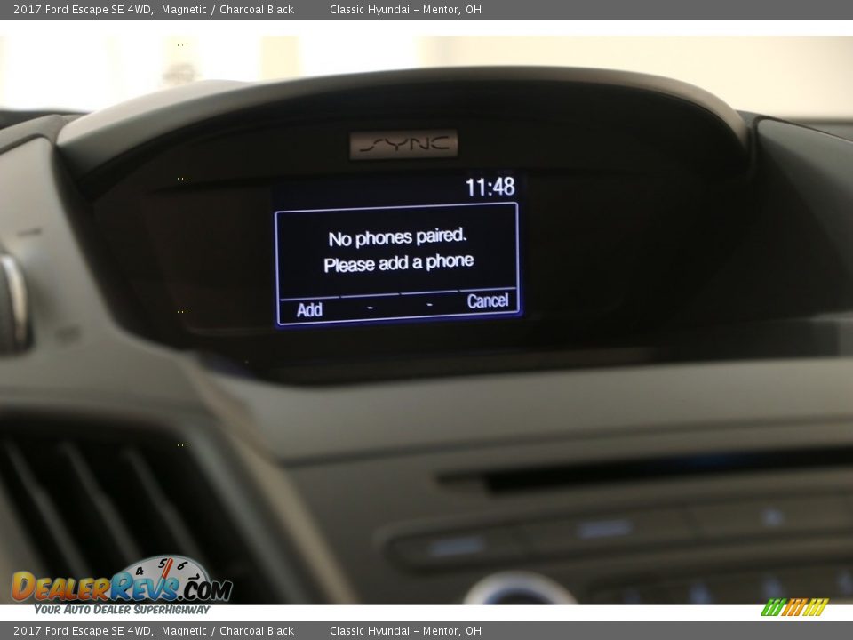 2017 Ford Escape SE 4WD Magnetic / Charcoal Black Photo #11