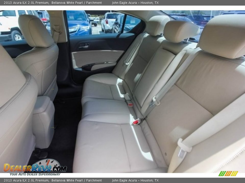 2013 Acura ILX 2.0L Premium Bellanova White Pearl / Parchment Photo #21
