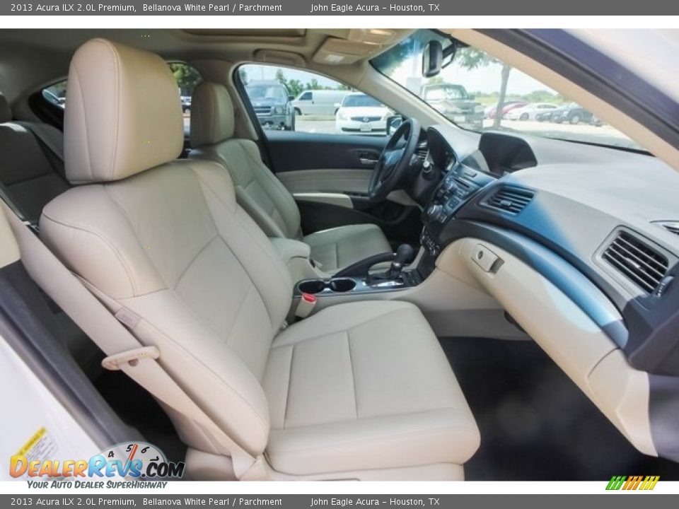 2013 Acura ILX 2.0L Premium Bellanova White Pearl / Parchment Photo #26
