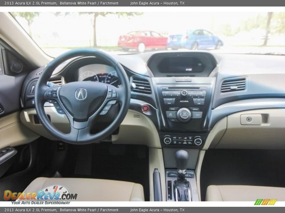 2013 Acura ILX 2.0L Premium Bellanova White Pearl / Parchment Photo #27