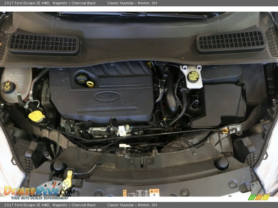 2017 Ford Escape SE 4WD Magnetic / Charcoal Black Photo #18