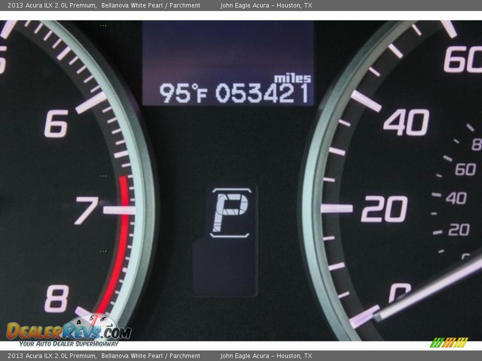 2013 Acura ILX 2.0L Premium Bellanova White Pearl / Parchment Photo #36