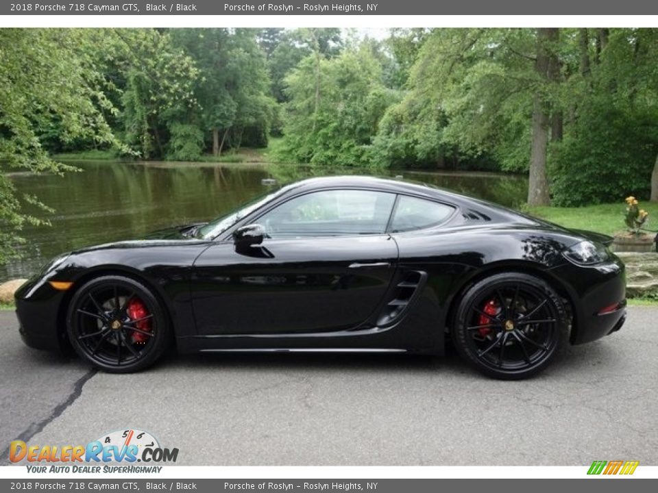 Black 2018 Porsche 718 Cayman GTS Photo #4