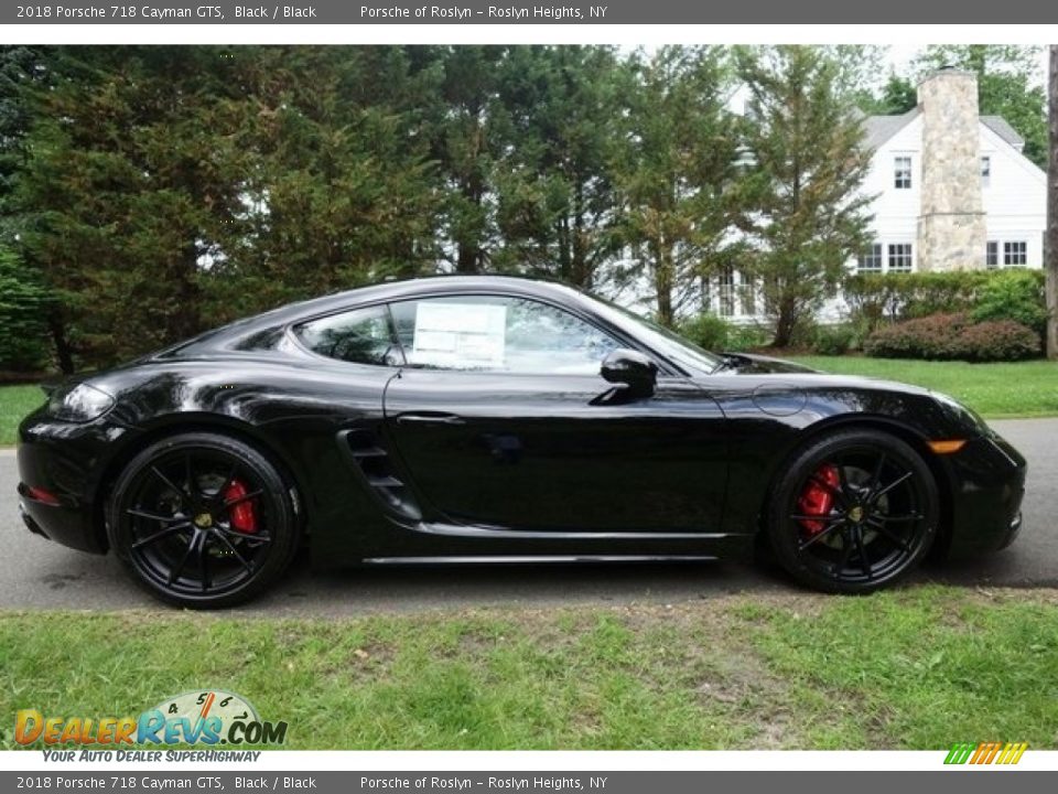 2018 Porsche 718 Cayman GTS Black / Black Photo #5