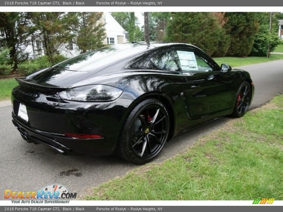 2018 Porsche 718 Cayman GTS Black / Black Photo #8