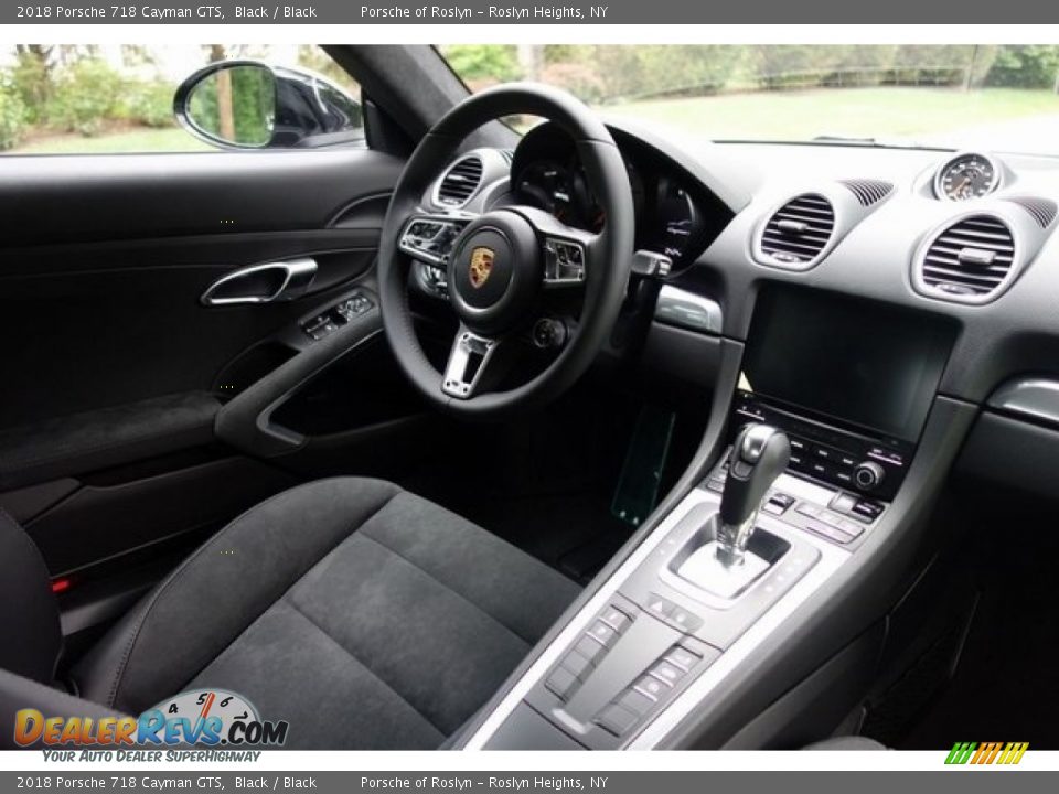 2018 Porsche 718 Cayman GTS Black / Black Photo #16