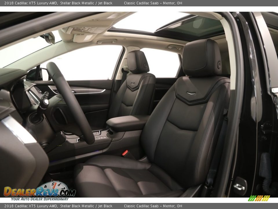 2018 Cadillac XT5 Luxury AWD Stellar Black Metallic / Jet Black Photo #6