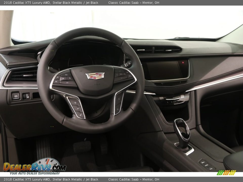 2018 Cadillac XT5 Luxury AWD Stellar Black Metallic / Jet Black Photo #7