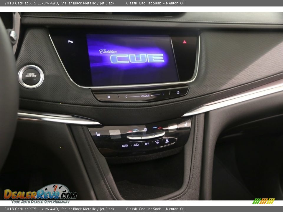2018 Cadillac XT5 Luxury AWD Stellar Black Metallic / Jet Black Photo #10