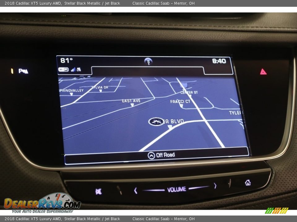 2018 Cadillac XT5 Luxury AWD Stellar Black Metallic / Jet Black Photo #12