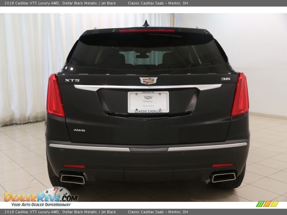 2018 Cadillac XT5 Luxury AWD Stellar Black Metallic / Jet Black Photo #21