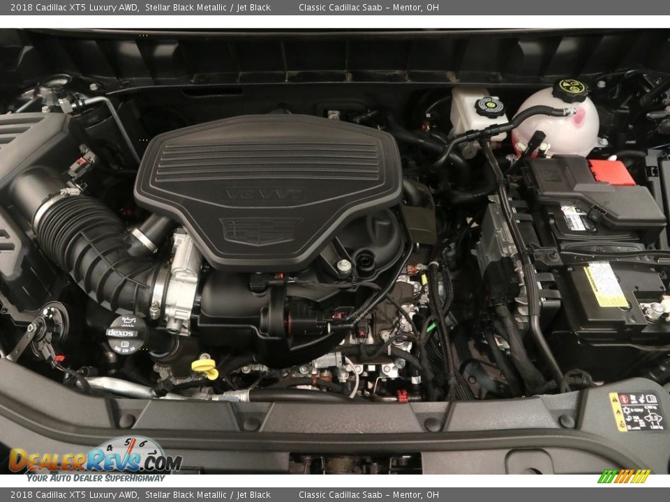 2018 Cadillac XT5 Luxury AWD Stellar Black Metallic / Jet Black Photo #22