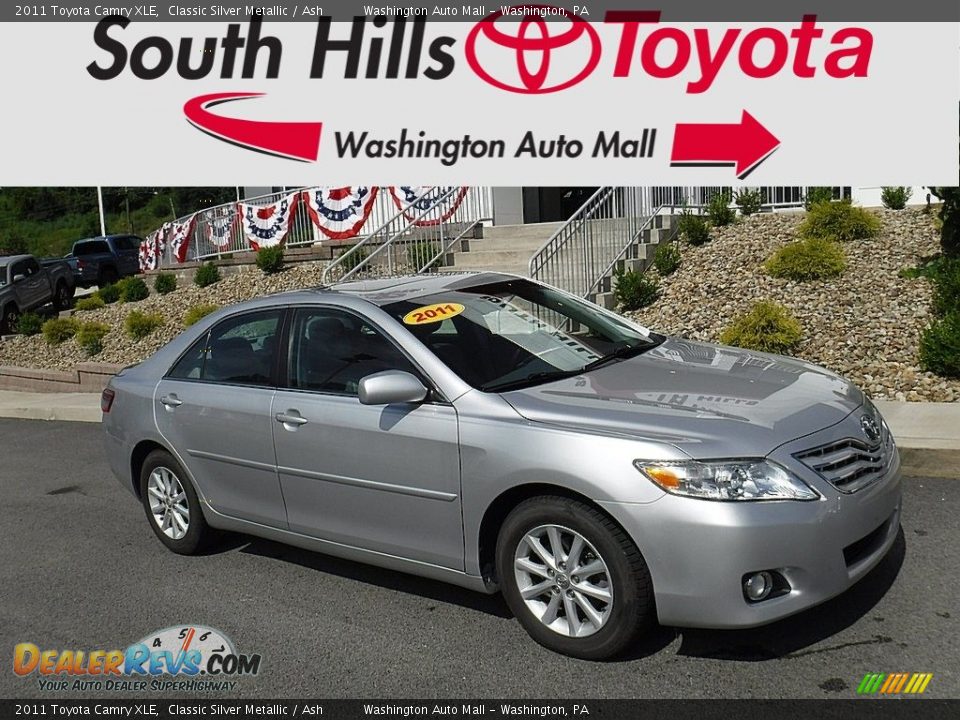 2011 Toyota Camry XLE Classic Silver Metallic / Ash Photo #1