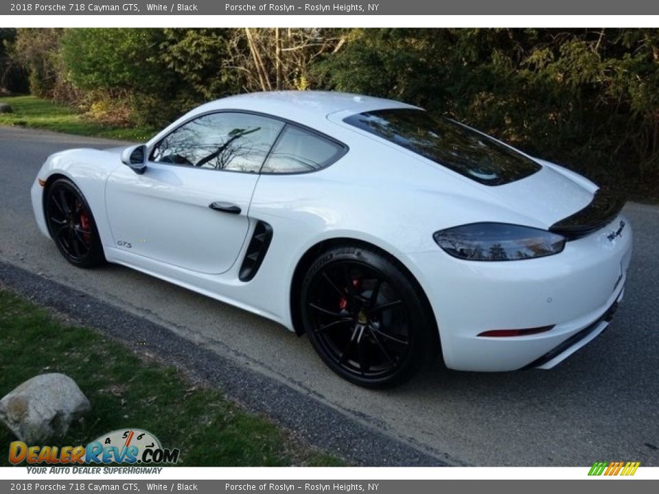 2018 Porsche 718 Cayman GTS White / Black Photo #6