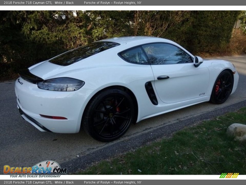 2018 Porsche 718 Cayman GTS White / Black Photo #8