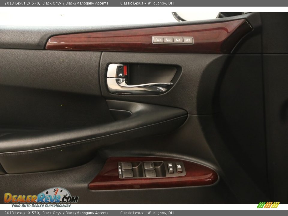 2013 Lexus LX 570 Black Onyx / Black/Mahogany Accents Photo #5