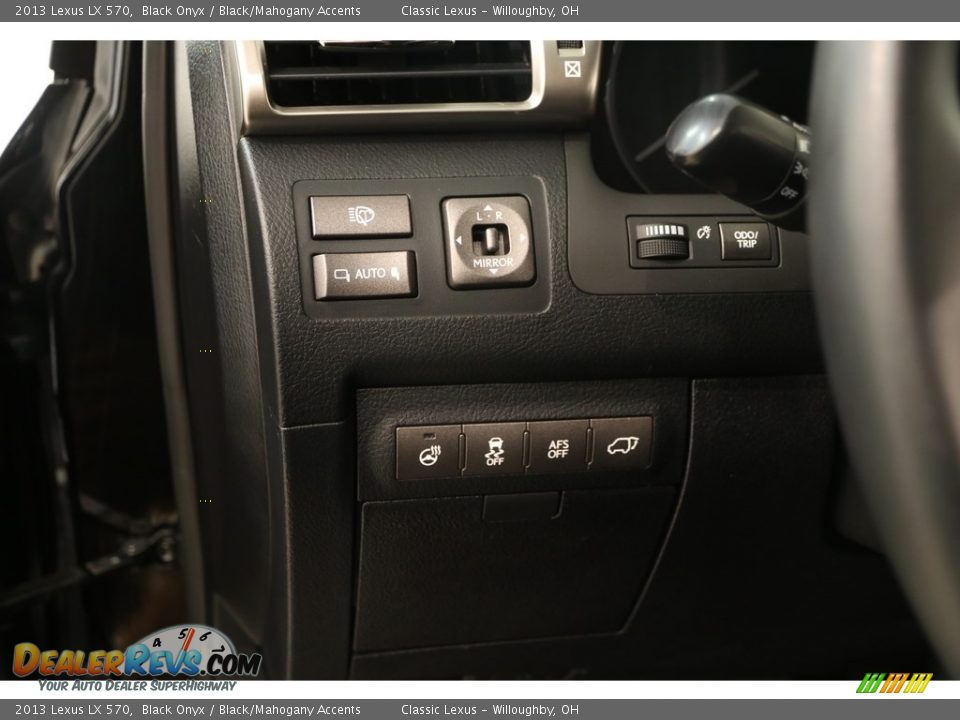 2013 Lexus LX 570 Black Onyx / Black/Mahogany Accents Photo #6