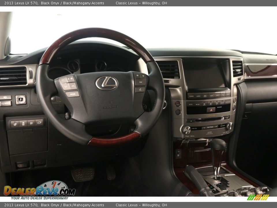 2013 Lexus LX 570 Black Onyx / Black/Mahogany Accents Photo #8