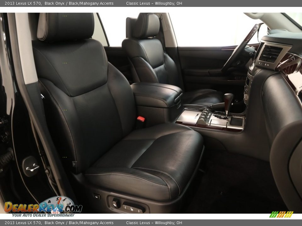 2013 Lexus LX 570 Black Onyx / Black/Mahogany Accents Photo #22