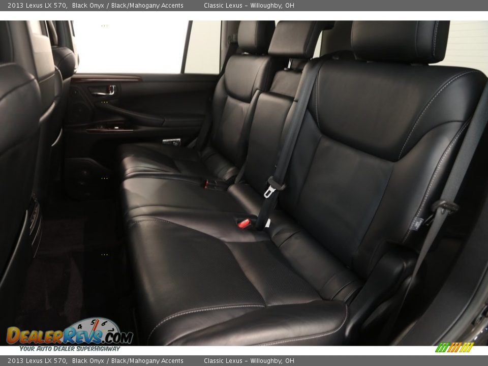 2013 Lexus LX 570 Black Onyx / Black/Mahogany Accents Photo #24
