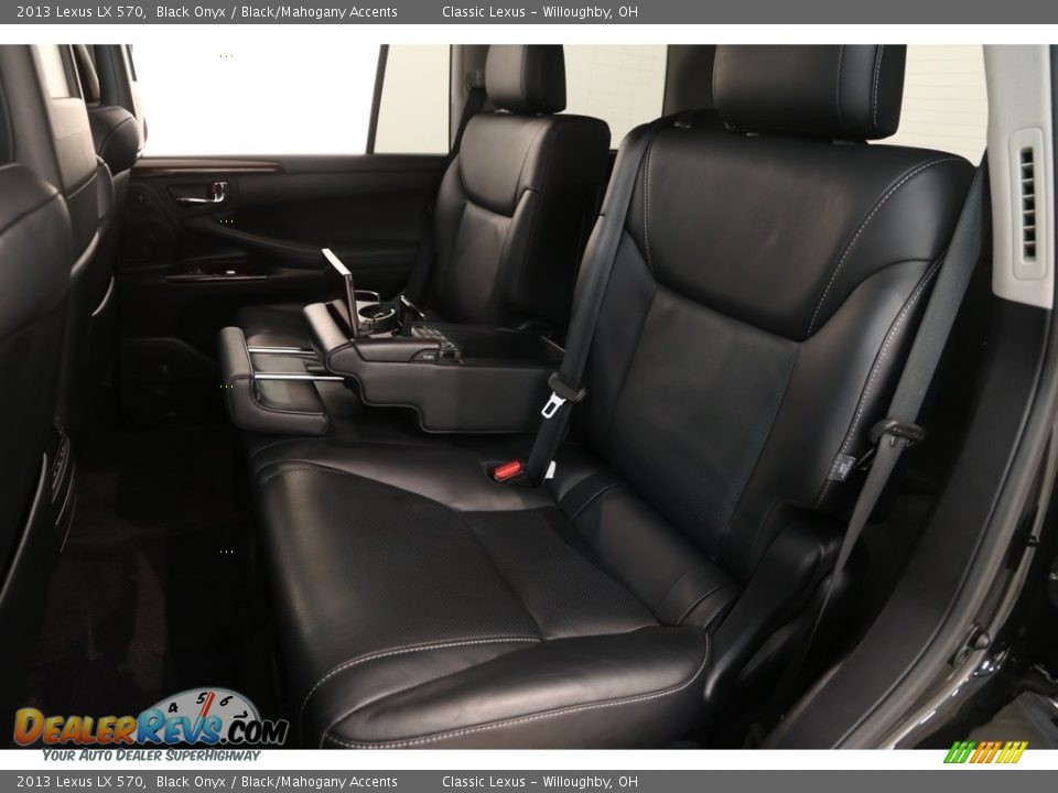 2013 Lexus LX 570 Black Onyx / Black/Mahogany Accents Photo #25
