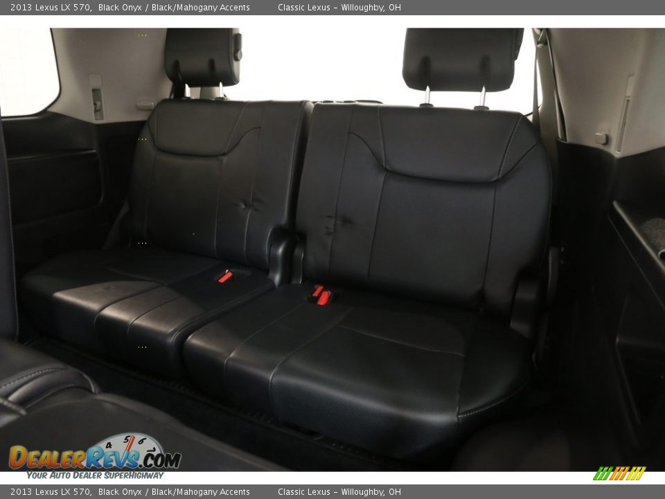 2013 Lexus LX 570 Black Onyx / Black/Mahogany Accents Photo #29