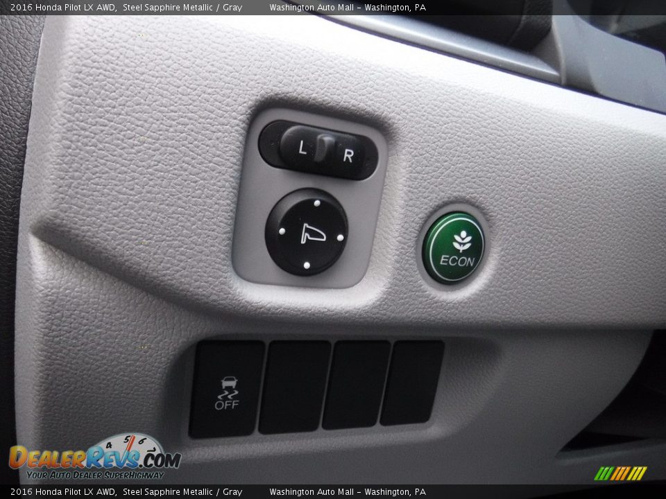 2016 Honda Pilot LX AWD Steel Sapphire Metallic / Gray Photo #12
