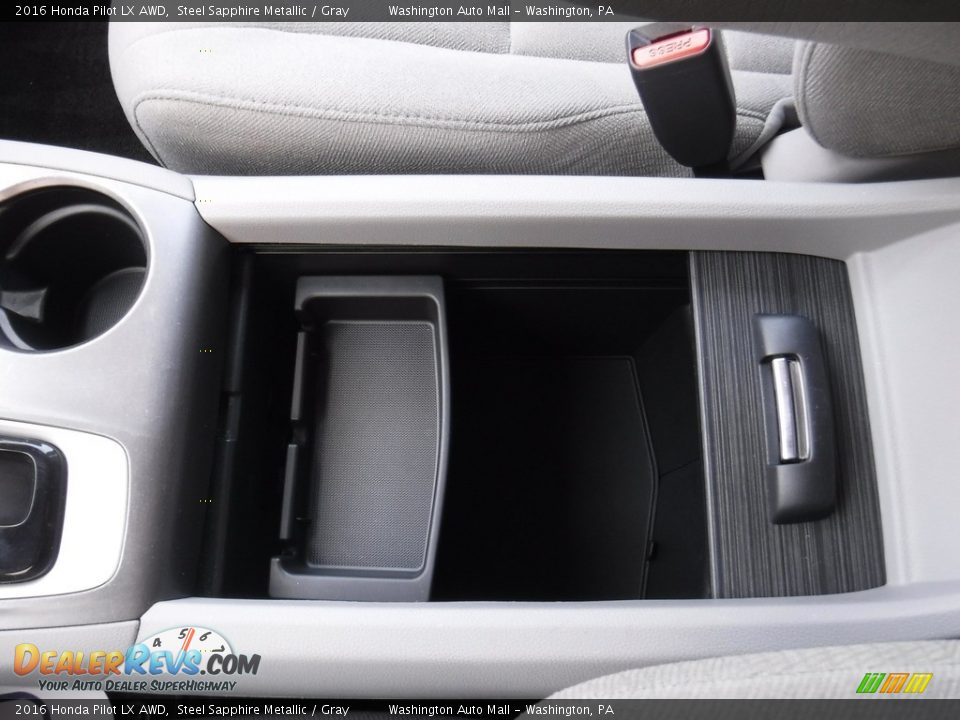 2016 Honda Pilot LX AWD Steel Sapphire Metallic / Gray Photo #19