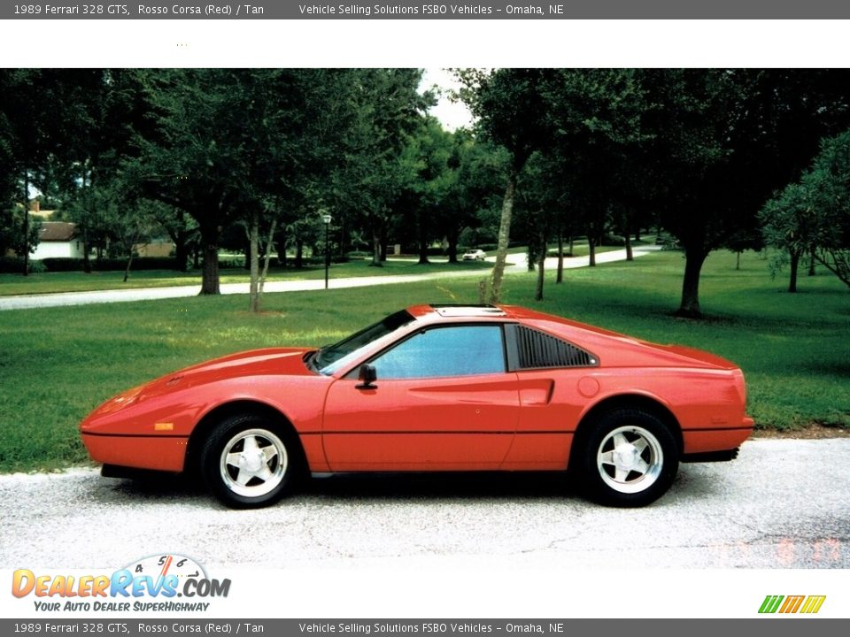 1989 Ferrari 328 GTS Rosso Corsa (Red) / Tan Photo #1