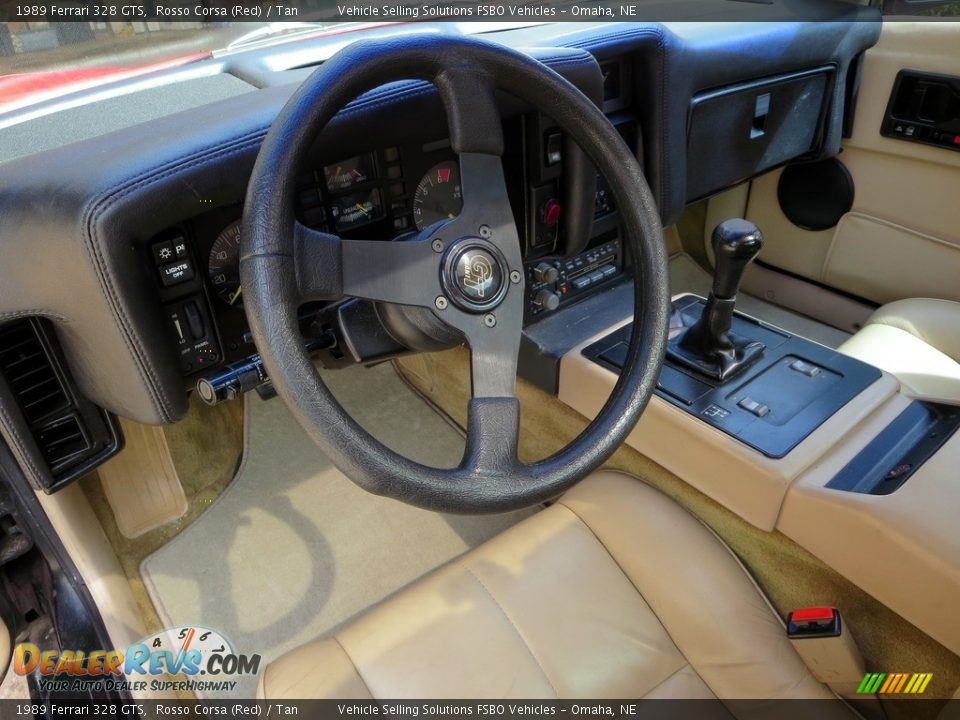 1989 Ferrari 328 GTS Rosso Corsa (Red) / Tan Photo #2