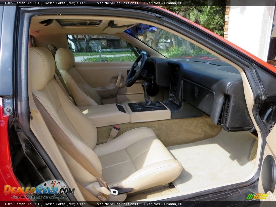 1989 Ferrari 328 GTS Rosso Corsa (Red) / Tan Photo #4