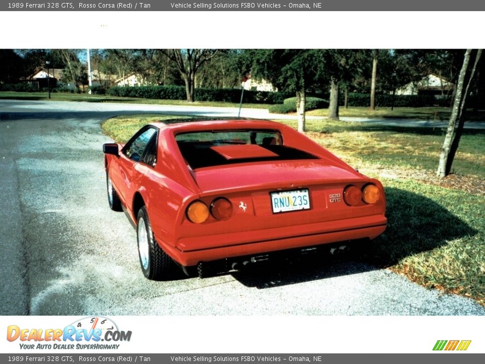 1989 Ferrari 328 GTS Rosso Corsa (Red) / Tan Photo #11