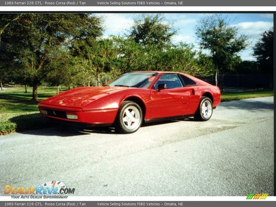 1989 Ferrari 328 GTS Rosso Corsa (Red) / Tan Photo #14