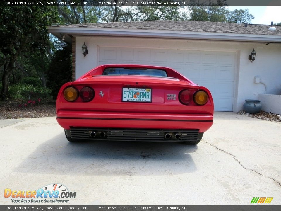 1989 Ferrari 328 GTS Rosso Corsa (Red) / Tan Photo #21