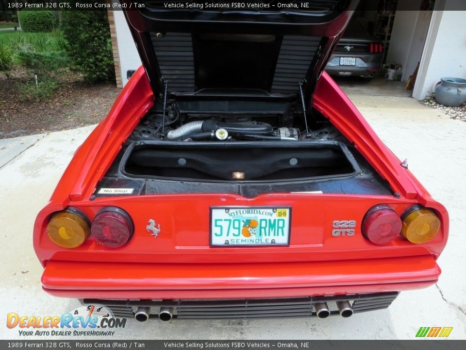 1989 Ferrari 328 GTS Rosso Corsa (Red) / Tan Photo #22