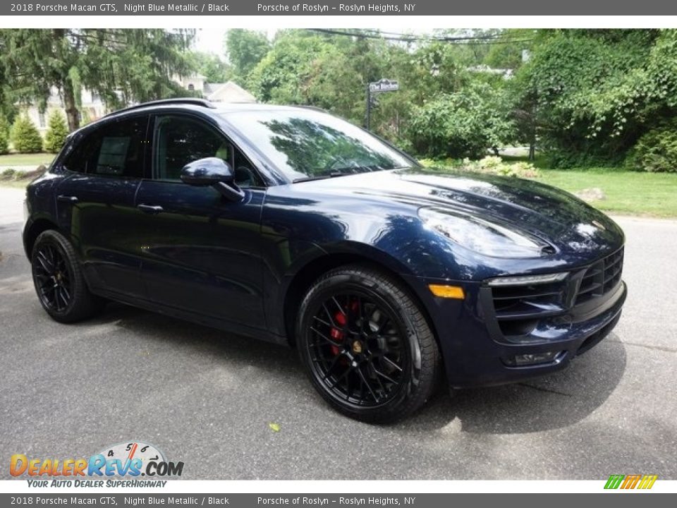2018 Porsche Macan GTS Night Blue Metallic / Black Photo #1
