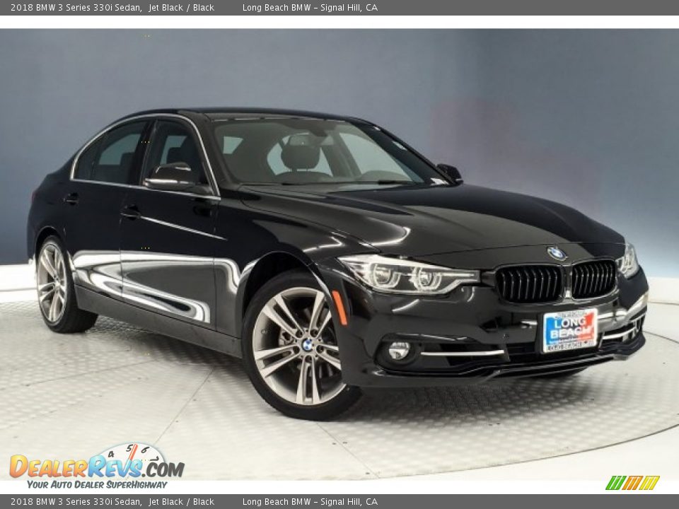 2018 BMW 3 Series 330i Sedan Jet Black / Black Photo #12