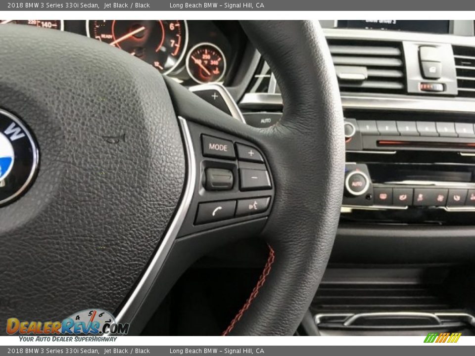2018 BMW 3 Series 330i Sedan Jet Black / Black Photo #17
