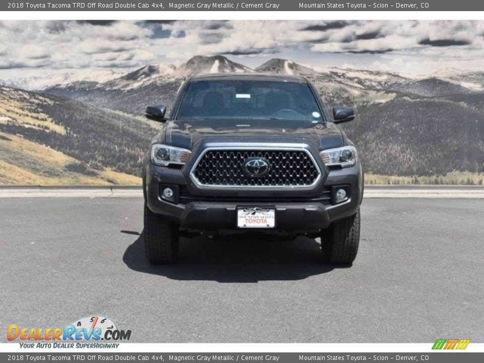 2018 Toyota Tacoma TRD Off Road Double Cab 4x4 Magnetic Gray Metallic / Cement Gray Photo #2