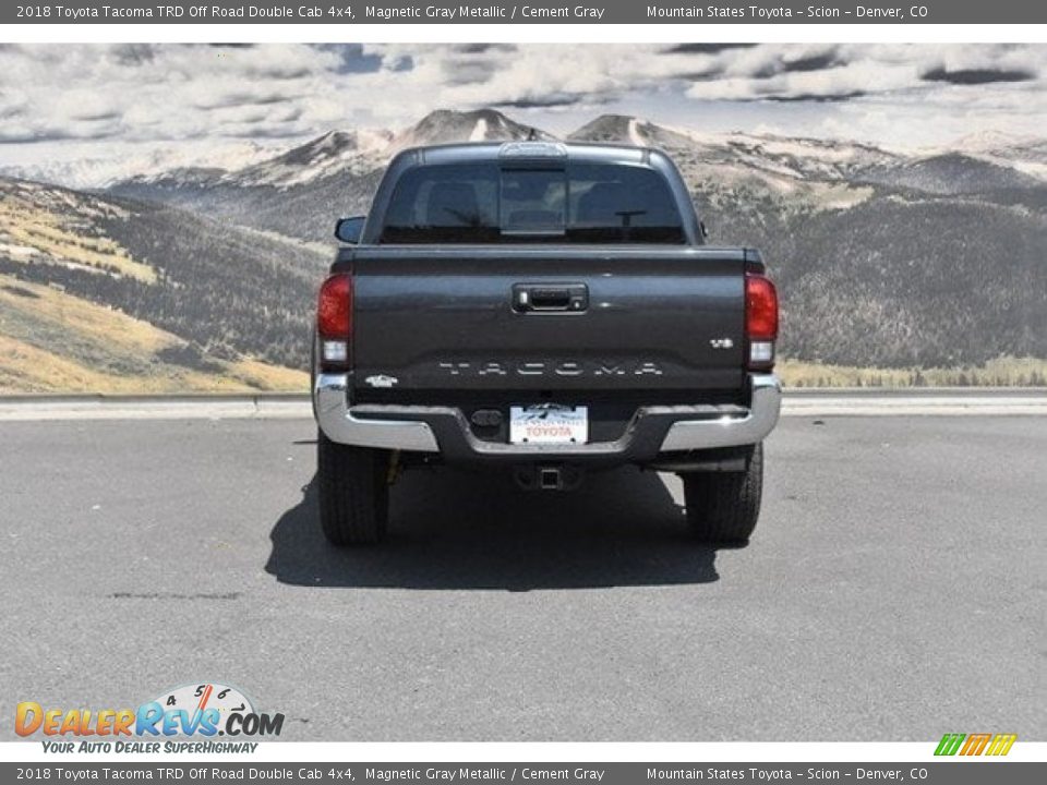 2018 Toyota Tacoma TRD Off Road Double Cab 4x4 Magnetic Gray Metallic / Cement Gray Photo #4