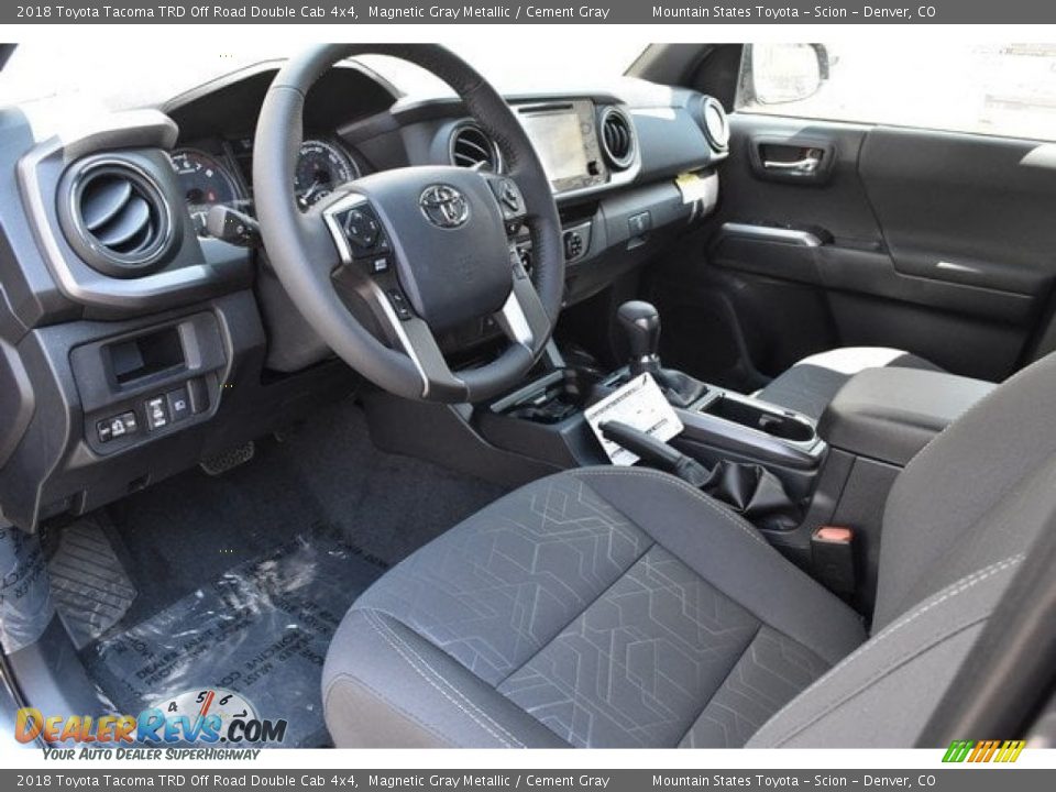 2018 Toyota Tacoma TRD Off Road Double Cab 4x4 Magnetic Gray Metallic / Cement Gray Photo #5