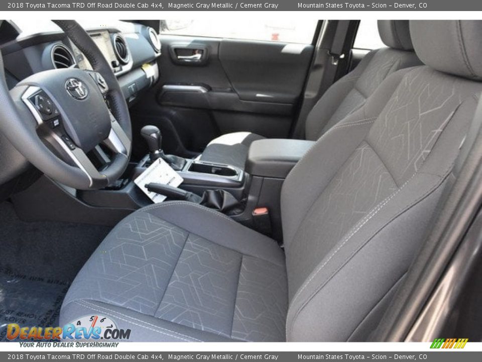 2018 Toyota Tacoma TRD Off Road Double Cab 4x4 Magnetic Gray Metallic / Cement Gray Photo #6