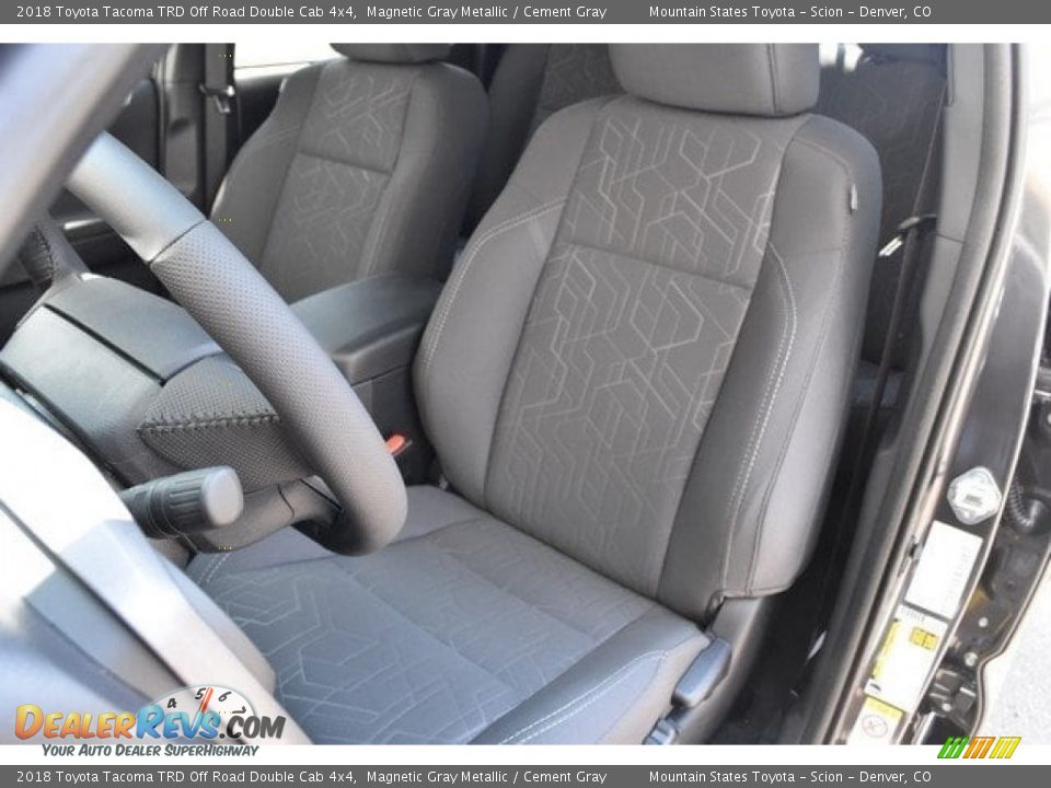 2018 Toyota Tacoma TRD Off Road Double Cab 4x4 Magnetic Gray Metallic / Cement Gray Photo #7