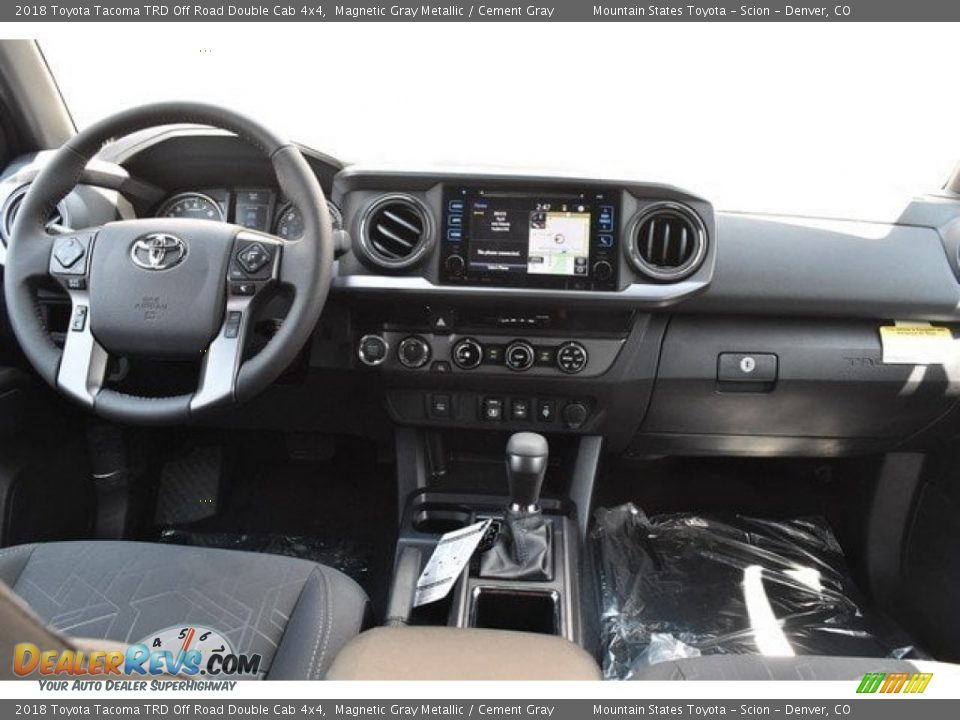 2018 Toyota Tacoma TRD Off Road Double Cab 4x4 Magnetic Gray Metallic / Cement Gray Photo #8