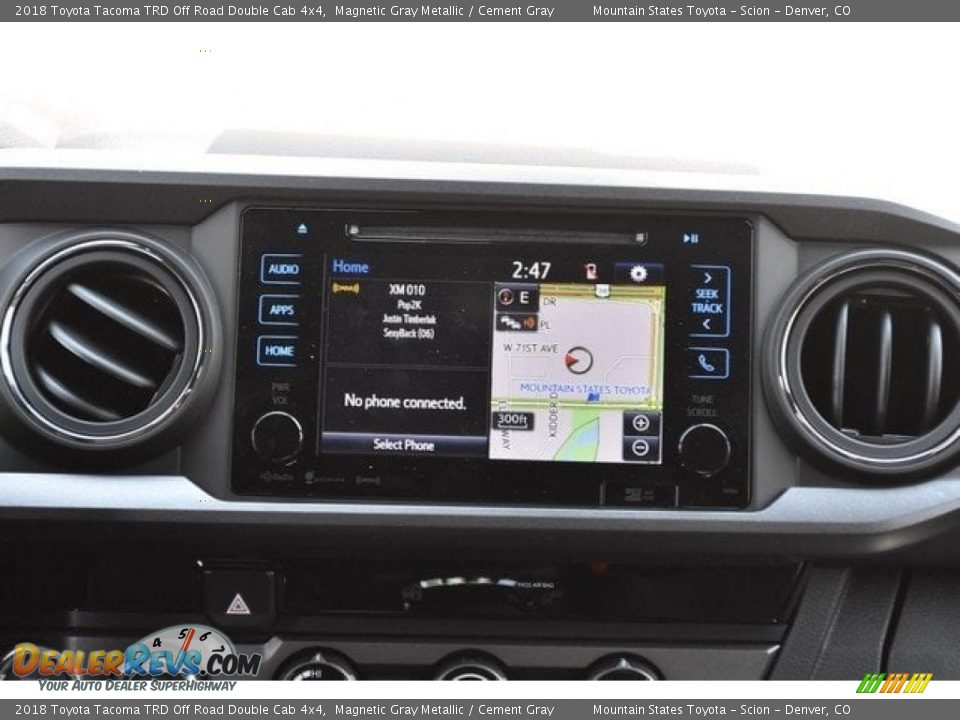 2018 Toyota Tacoma TRD Off Road Double Cab 4x4 Magnetic Gray Metallic / Cement Gray Photo #10